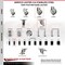 Service Caster 4 Inch 316SS Gray Polyurethane Swivel 7/8 Inch Expanding Stem Caster Set SCC SCC-SS316EX20S414-PPUB-78-4 - alternate 3
